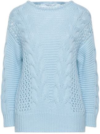 Donna Pullover Celeste S 100% Cachemire