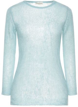 Donna Pullover Turchese 46 45% Lana di alpaca 32% Poliestere 23% Lana mohair