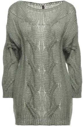 Donna Pullover Verde chiaro M 36% Acrilico 30% Lana mohair 30% Poliammide 4% Lana