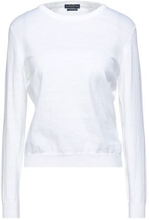 Donna Pullover Bianco 40 85% Cotone 15% Cachemire