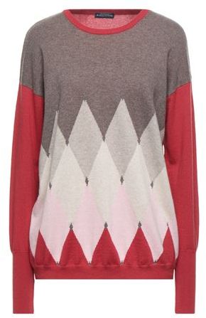 Donna Pullover Rosso 42 100% Cachemire