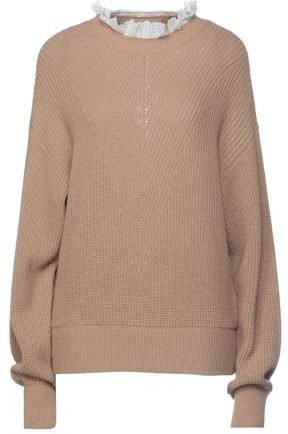 Donna Pullover Cammello L 35% Poliammide 30% Viscosa 30% Lana 5% Cachemire Cotone