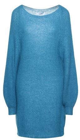 Donna Pullover Blu S 40% Acrilico 30% Poliammide 30% Lana mohair