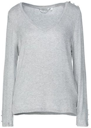 Donna Pullover Grigio chiaro L 95% Viscosa 5% Elastan