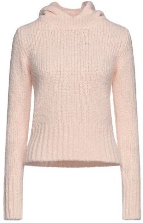 Donna Pullover Rosa chiaro M 100% Lana