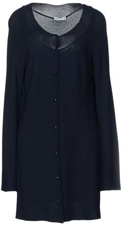 Donna Cardigan Blu scuro M/L 65% Viscosa 35% Poliammide