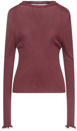 Donna Pullover Bordeaux 42 80% Viscosa 20% Lana Vergine