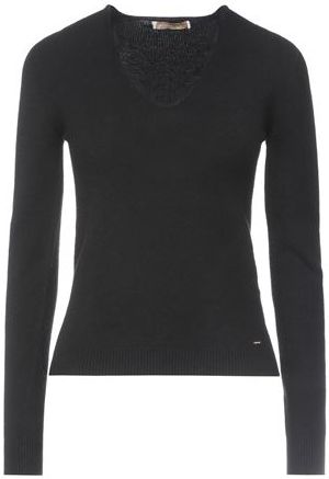 Donna Pullover Nero L 50% Viscosa 27% Poliestere 23% Poliammide