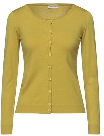 Donna Cardigan Verde acido 44 50% Lana 30% Cachemire 15% Nylon 5% Elastan