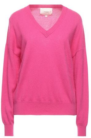 Donna Pullover Fucsia 1 100% Cachemire