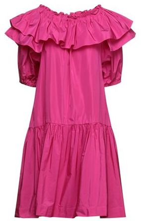 Donna Vestito corto Fucsia S 100% Poliestere