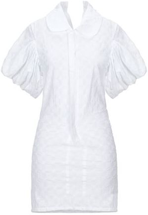 Donna Vestito corto Bianco S 100% Cotone