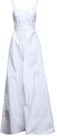 Donna Vestito lungo Bianco 38 100% Cotone