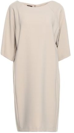 Donna Vestito midi Beige 42 65% Poliestere 30% Viscosa 5% Elastan