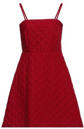 Donna Vestito corto Rosso 42 100% Poliestere