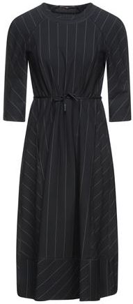 Donna Vestito midi Nero 40 44% Nylon 42% Elastan 14% Poliestere