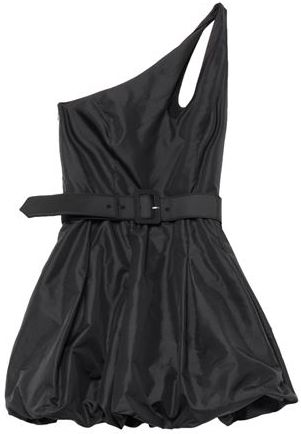 Donna Vestito corto Nero 42 100% Poliestere