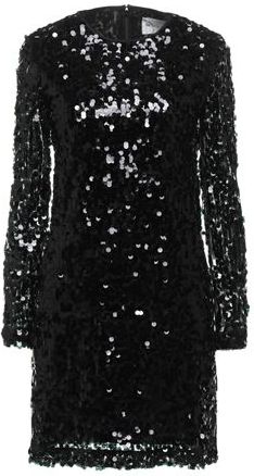 Donna Vestito corto Nero 40 100% Poliestere