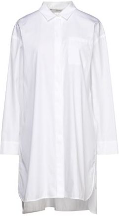Donna Vestito corto Bianco 40 100% Cotone