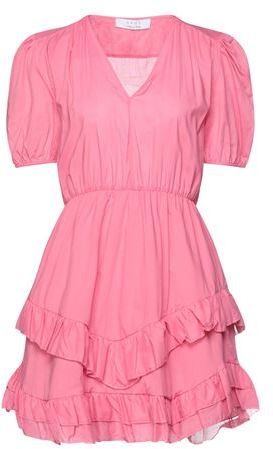 Donna Vestito corto Rosa M 100% Cotone