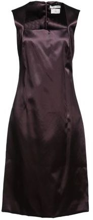 Donna Vestito midi Bordeaux 34 58% Acetato 42% Viscosa