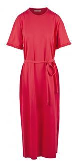 Donna Vestito midi Rosso S Cotone