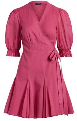 Donna Vestito corto Fucsia 38 100% Cotone