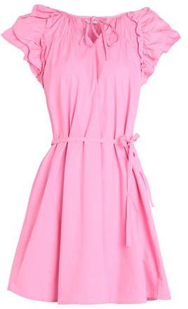 Donna Vestito corto Rosa S 100% Cotone