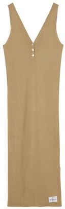 Donna Vestito midi Beige S Lyocell