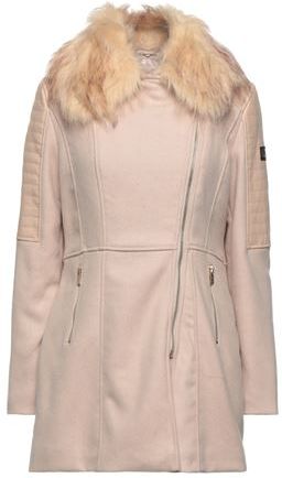 Donna Cappotto Beige XS 70% Poliestere 30% Lana Poliuretano Viscosa