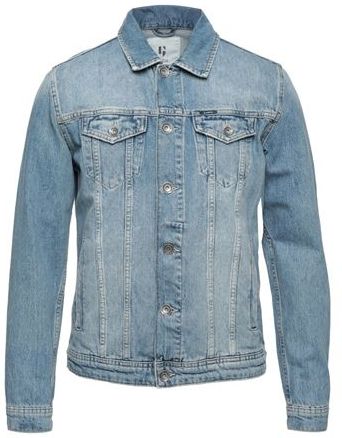 Uomo Capospalla jeans Blu S 100% Cotone organico