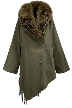 Donna Cappotto Verde 42 Cotone