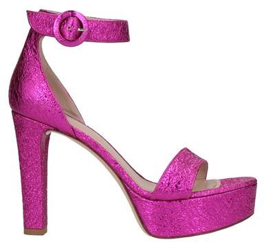 Donna Sandali Fucsia 38 Pelle