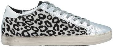 Donna Sneakers Argento 36 Pelle