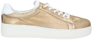 Donna Sneakers Platino 35 Pelle