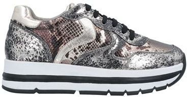 Donna Sneakers Platino 37 Pelle