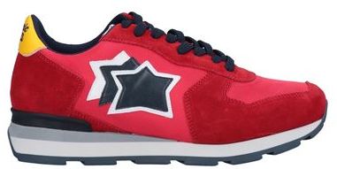 Uomo Sneakers Rosso 40 Pelle Fibre tessili