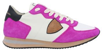 Donna Sneakers Viola 37 Pelle Fibre tessili