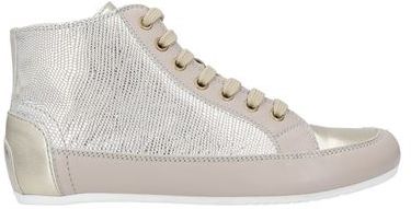 Donna Sneakers Platino 38 Pelle