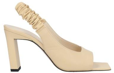 Donna Sandali Beige 39 100% Pelle di agnello