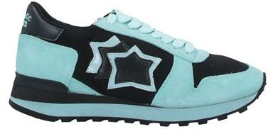 Donna Sneakers Celeste 36 Pelle Fibre tessili