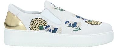 Donna Sneakers Bianco 36 Pelle