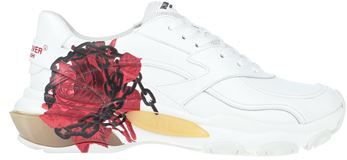 Donna Sneakers Bianco 39 Pelle Fibre tessili
