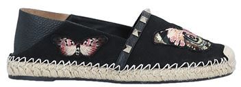 Donna Espadrillas Nero 35 Fibre tessili Pelle