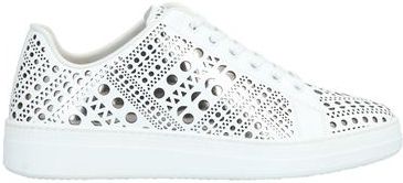 Donna Sneakers Bianco 36 Pelle