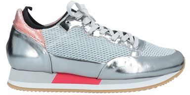 Donna Sneakers Grigio 40 Pelle Fibre tessili