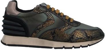 Donna Sneakers Verde militare 36 Pelle Fibre tessili