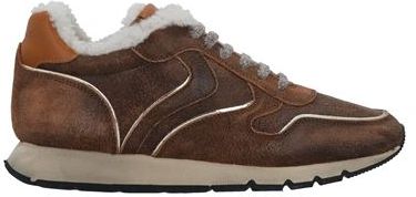 Donna Sneakers Marrone 37 Pelle