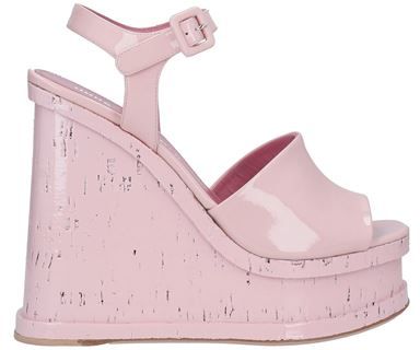 Donna Sandali Rosa 39.5 Pelle