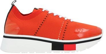 Donna Sneakers Rosso 36 Fibre tessili